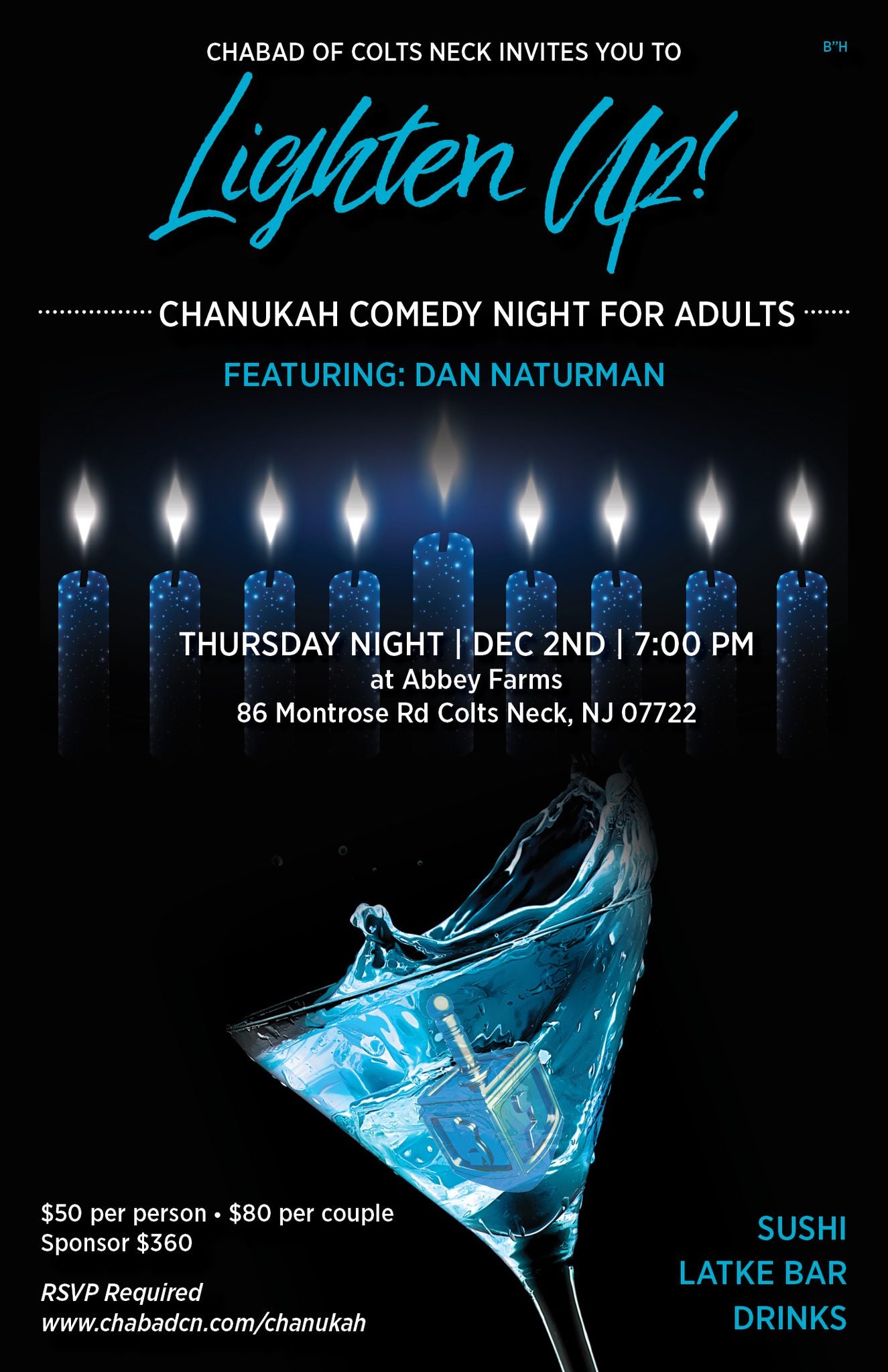 Chanukah YJP Comedy Lighten Up