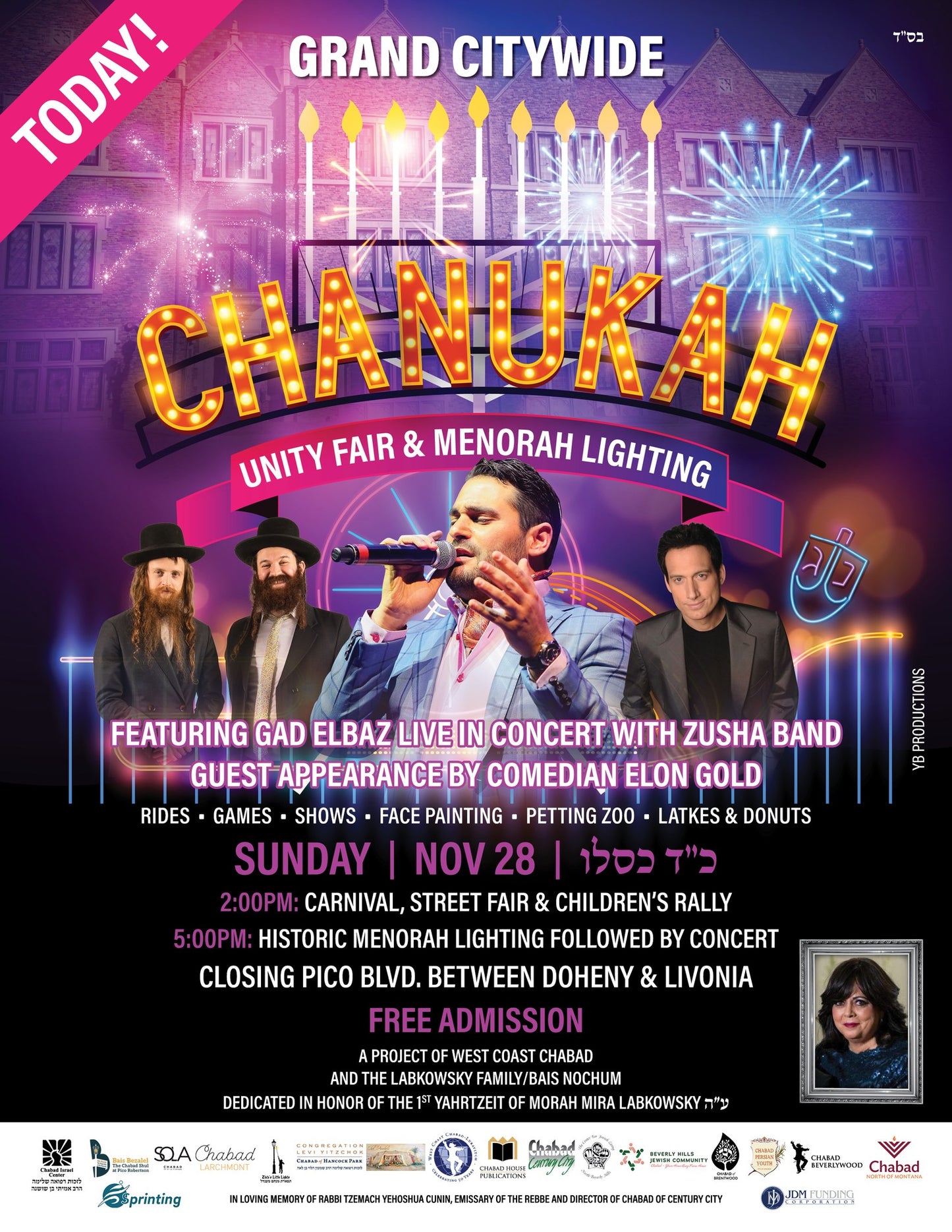 Chanukah Unity Fair & Menorah Lighting