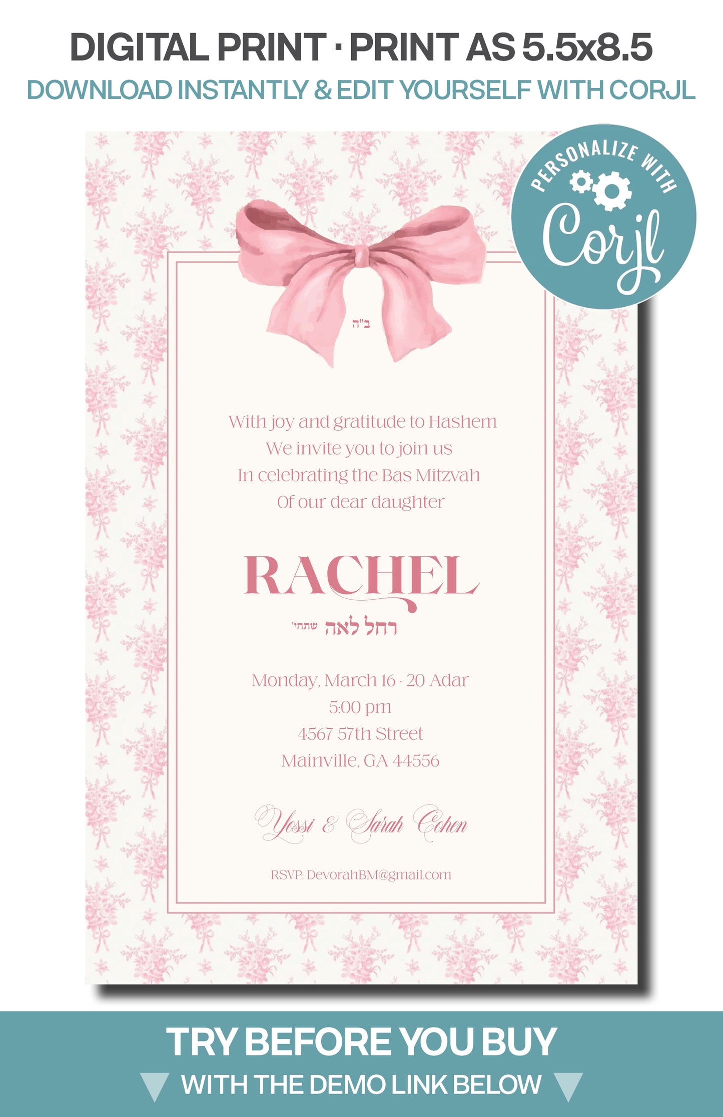 Bat Mitzvah - LoveShackFancy Bows