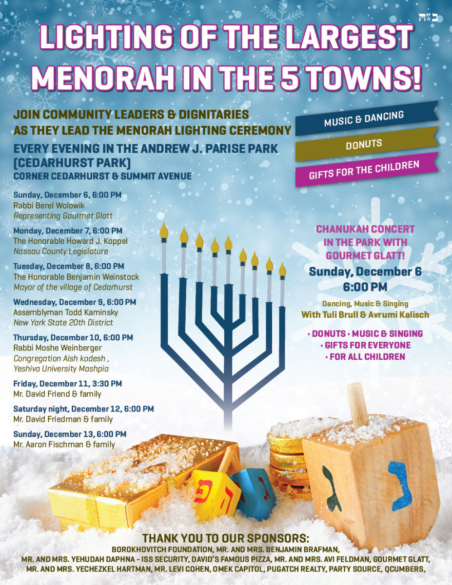 Chanukah Menorah Lighting 2