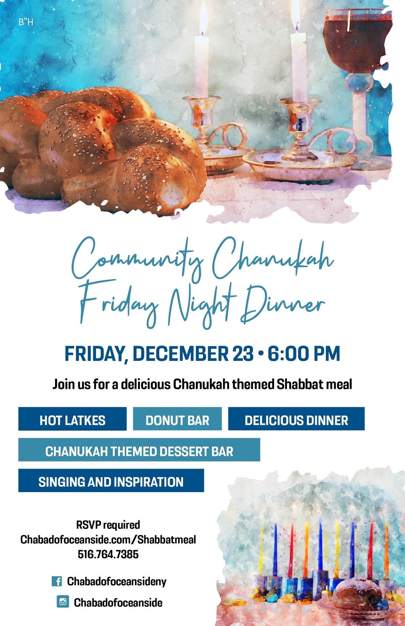 Chanukah Friday Night Dinner