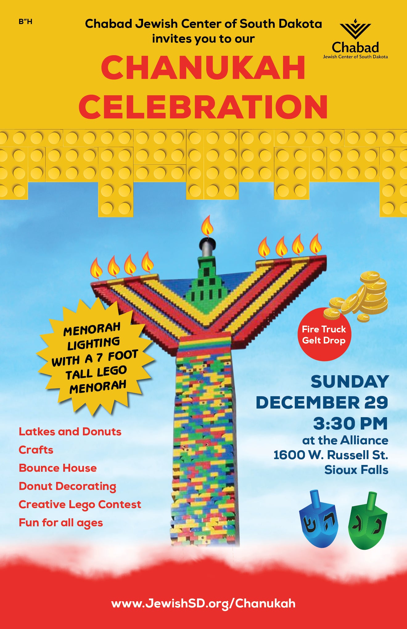 Chanukah Lego Menorah