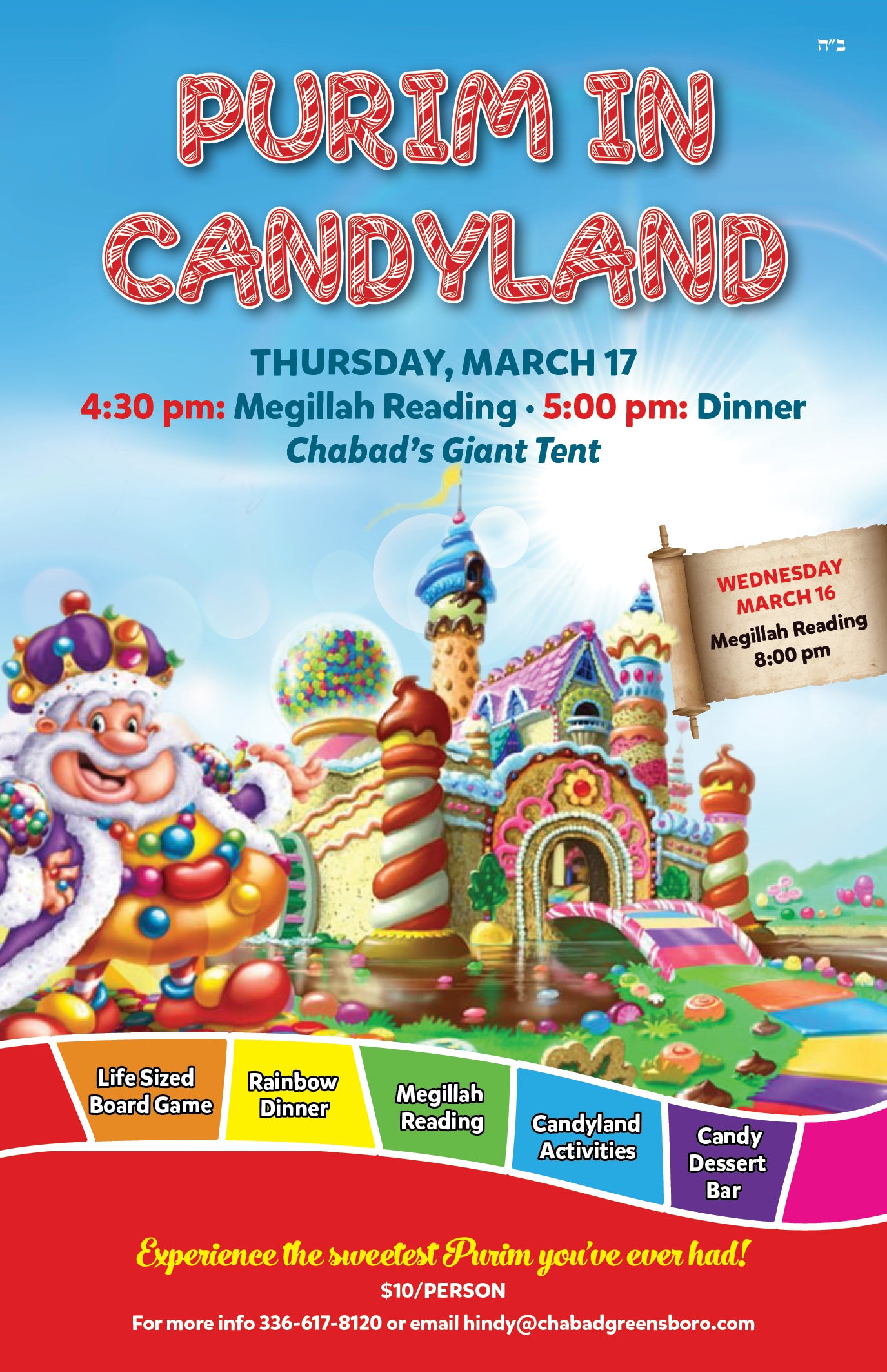Purim in Candyland
