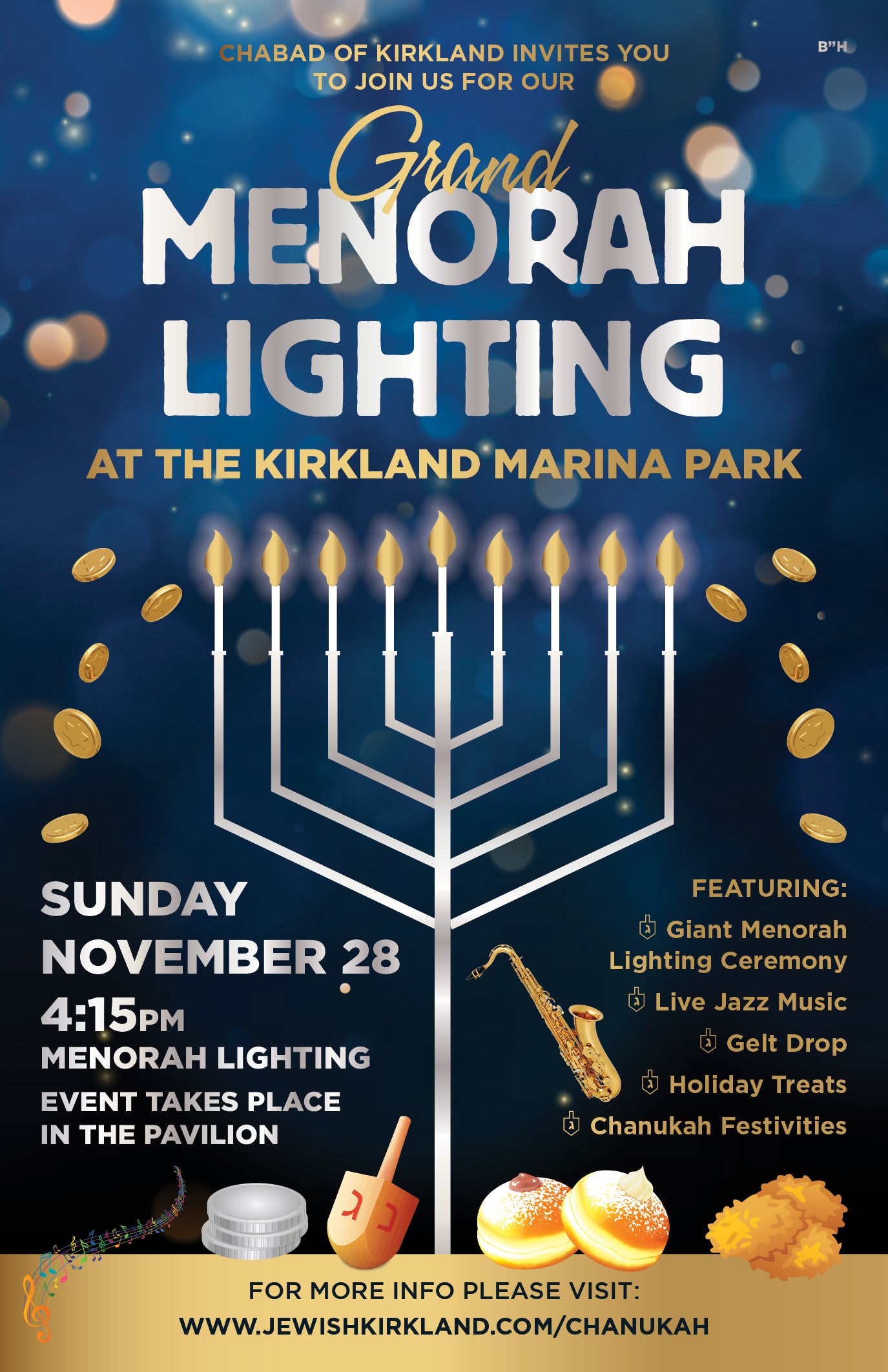 Chanukah Menorah Lighting 3