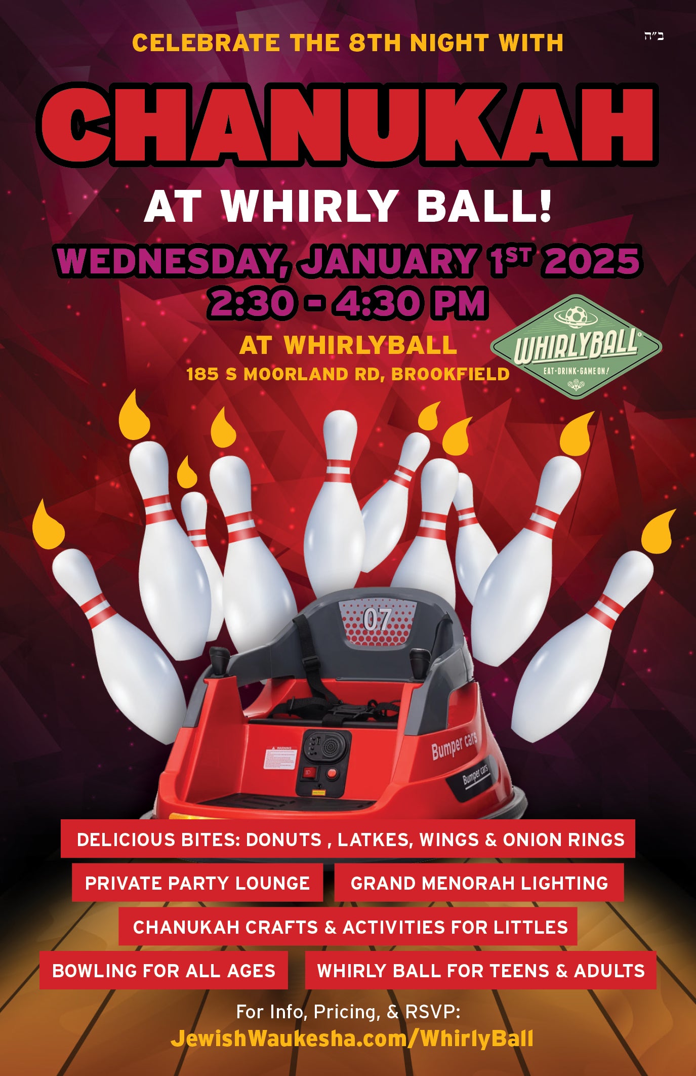 Chanukah Bowling Whirlyball