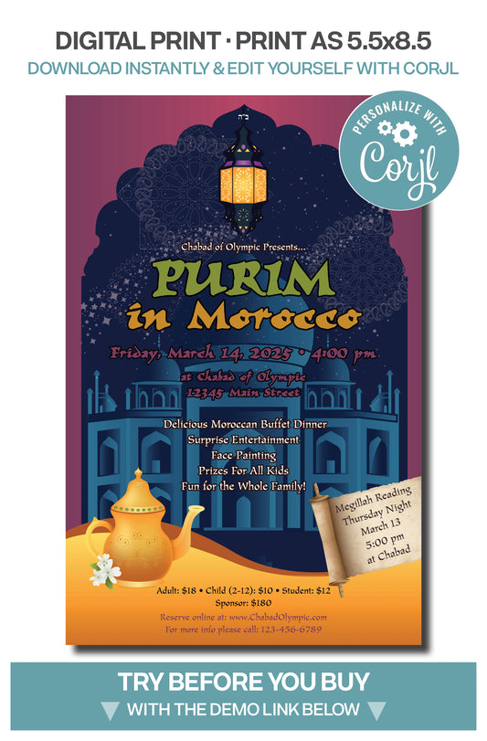 Purim in Morocco - 1