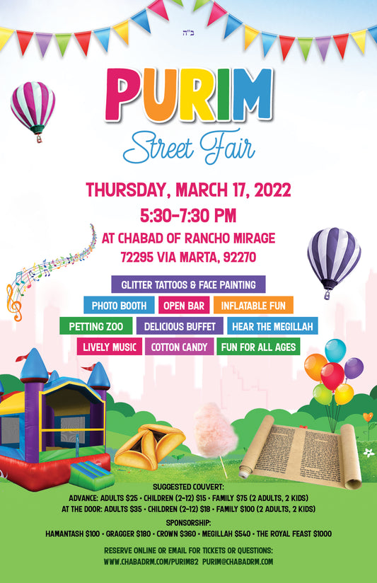 Purim Street Fair