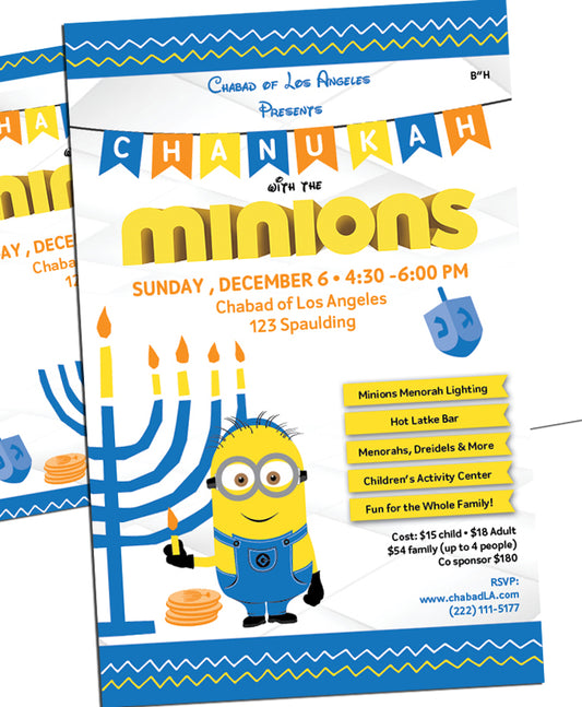 Chanukah Minion Menorah