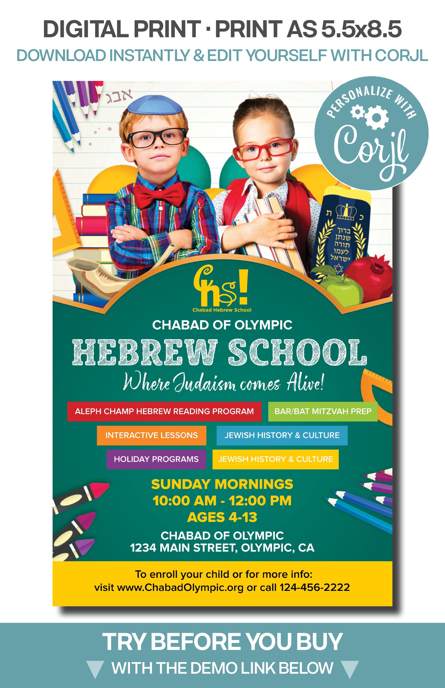 Hebrew School - Green