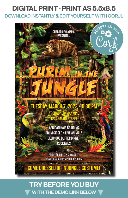 Purim in the Jungle 1