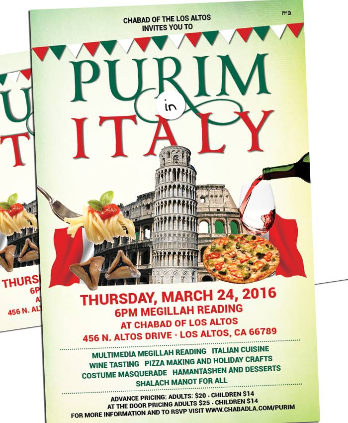 Purim in Italy - 2