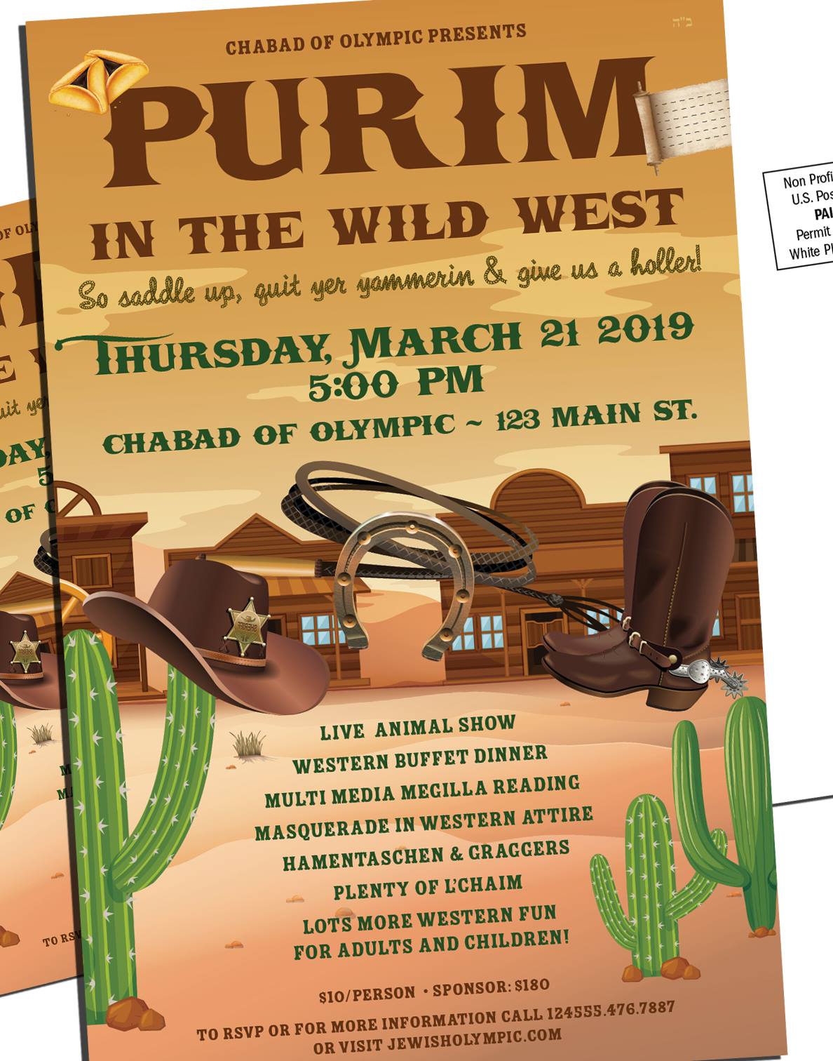 Purim in the Wild West